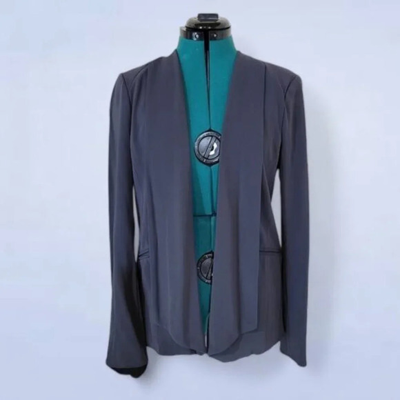 Studio by Le Chateau Gray Open Blazer - Size Small - Picture 1 of 8